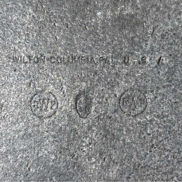 Vintage pewter Wilton Armetale serving tray “give us this day our daily bread” - Picture 5 of 7